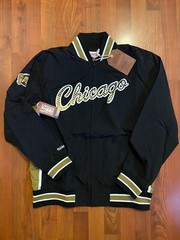 NEW Chicago Bulls 96 Gold DMP Championship Gratitude Retro 11 Jacket Size Large