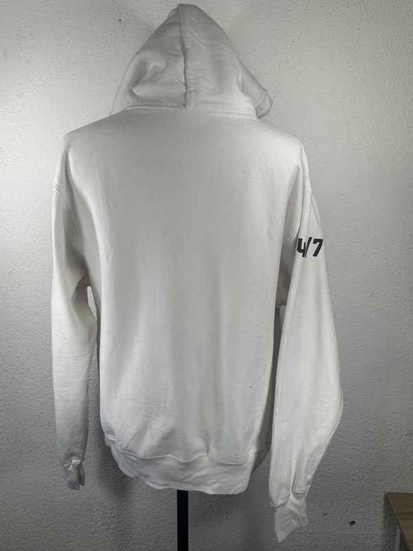 Champion Reverse Weave Pullover Hoodie White Men's Large gallery