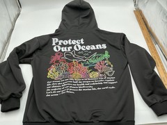 Protect Our Oceans Print Hoodie Fashion Men & Women Oversized Sweatshirt d