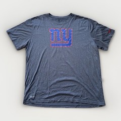 Nike Men’s Size XXL Gray Dri-Fit NFL New York GIANTS Shirt Activewear Top
