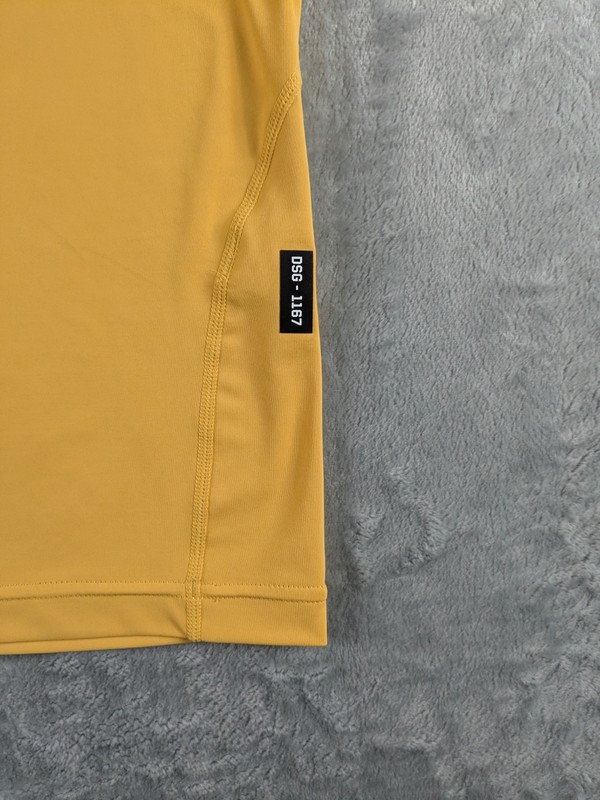 ASRV Tank Top Mens Medium Yellow Lycra Adaptiv Base Layer Performance DSG-1167 gallery
