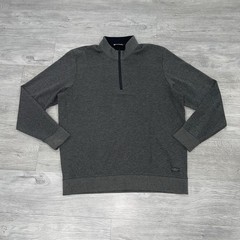 Travis Mathew 1/4 Zip Long Sleeve Top Golf Men’s XL Pullover Heathered Gray
