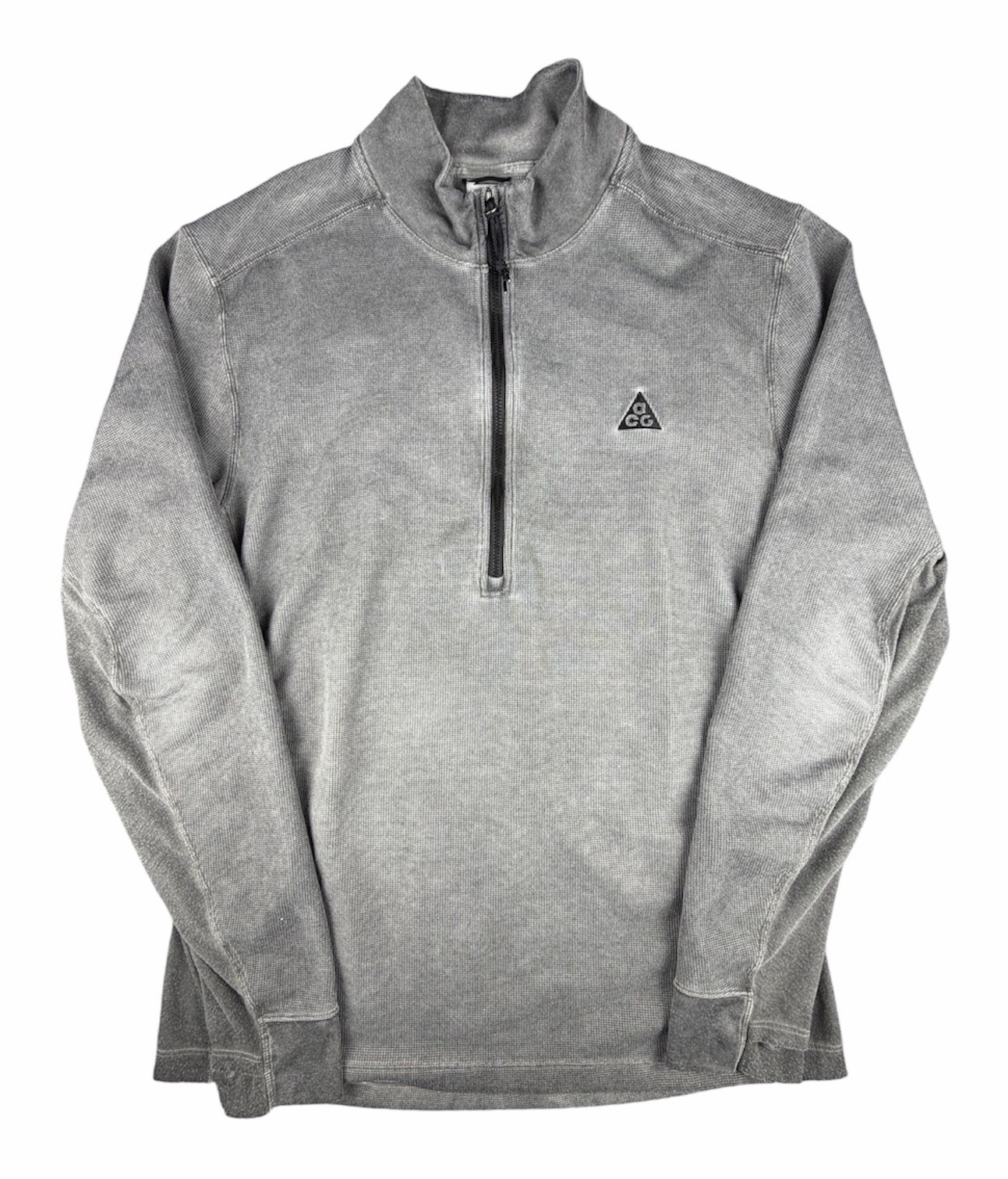Nike ACG ADV “Steeple Rock” Dri-Fit Half Zip Base Layer Pullover 5% Wool SZ L gallery
