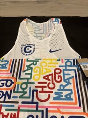 Nike Medium Elite Bank Of America Chicago Marathon Running Singlet NWT $100