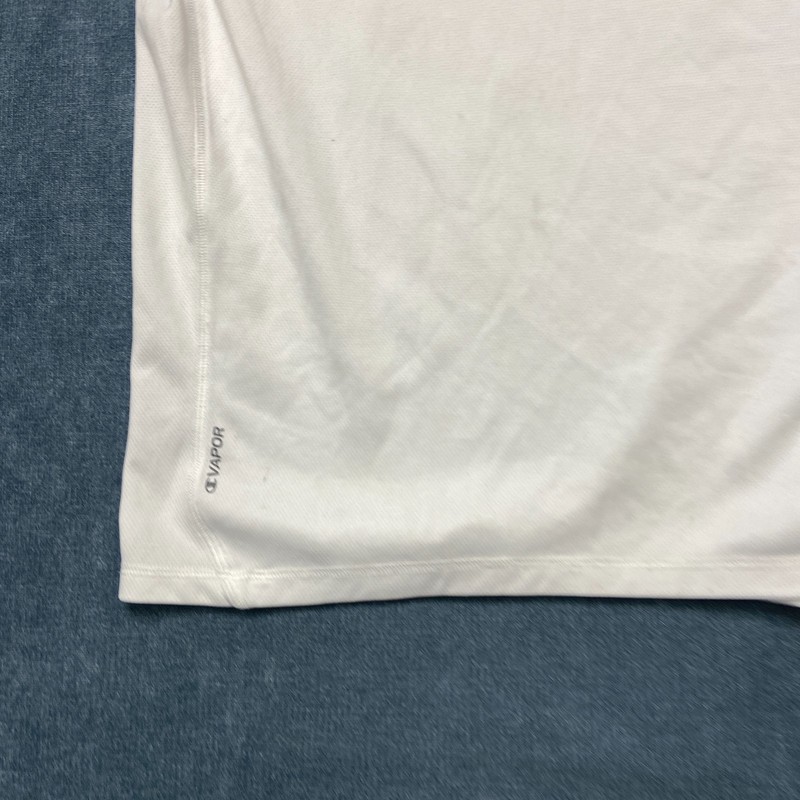 Champion Vapor T-Shirt Mens Medium White Performance Athletic Fit Raglan Sleeve gallery