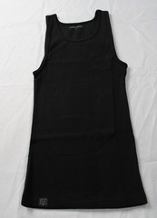 Ekkovision Men’s OG Solid Stretch Ribbed Beater Tank Top EJ3 Black Large NWT