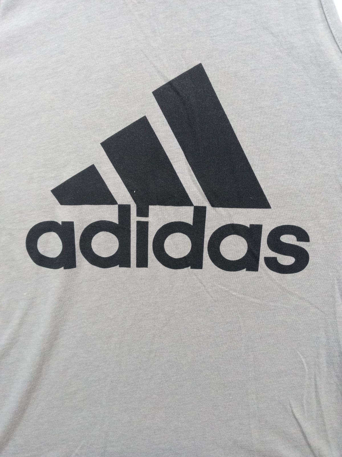 Adidas The Go-To Tee Performance Climalite Lightweight Tank Top Gray Size M gallery