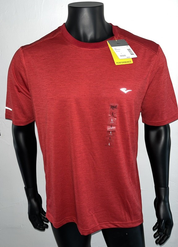 NWT Ever Dri Performance Everlast Striped T-Shirt PICK Color & Size gallery