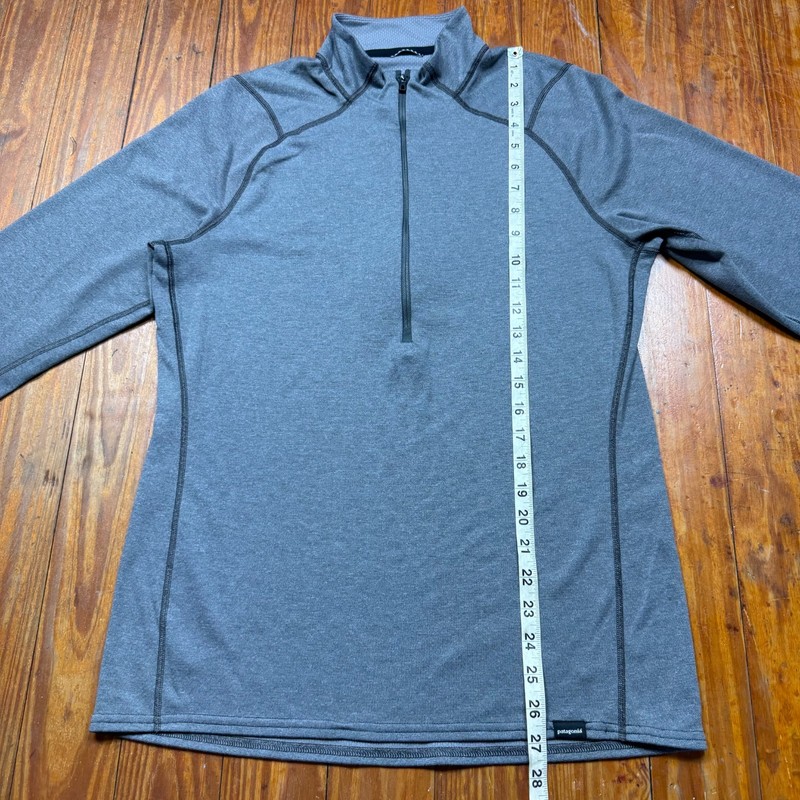 Patagonia Shirt Mens Size Medium Gray Half Zip Capilene 3 Midweight gallery