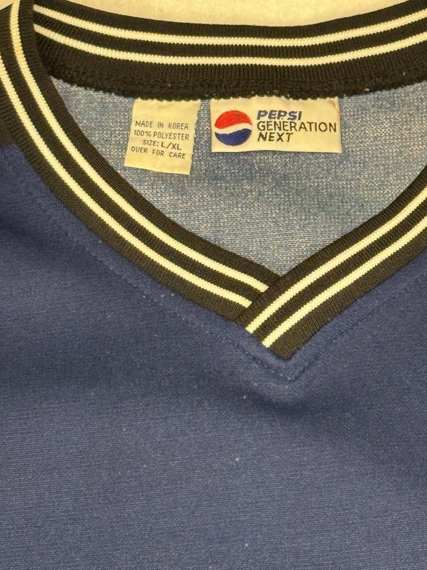 Vintage Pepsi Generation Next Pullover Jersey Top Shirt Size LG/XL GUC gallery