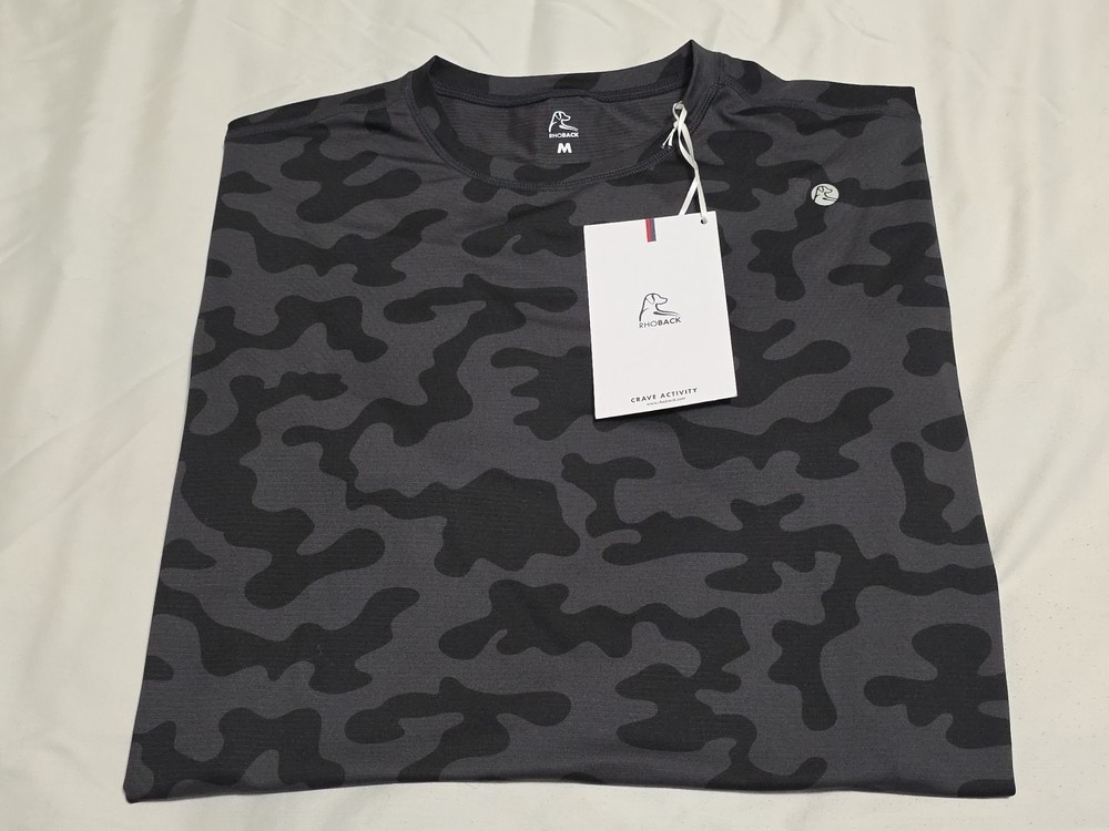Rhoback NEW Blitz Tech Performance Ruck Camo Nighthawk 2.0 S/S Tee Medium