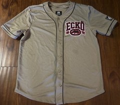 Ecko Jersey Large Baseball Button Hip Hop Street Wear Y2K