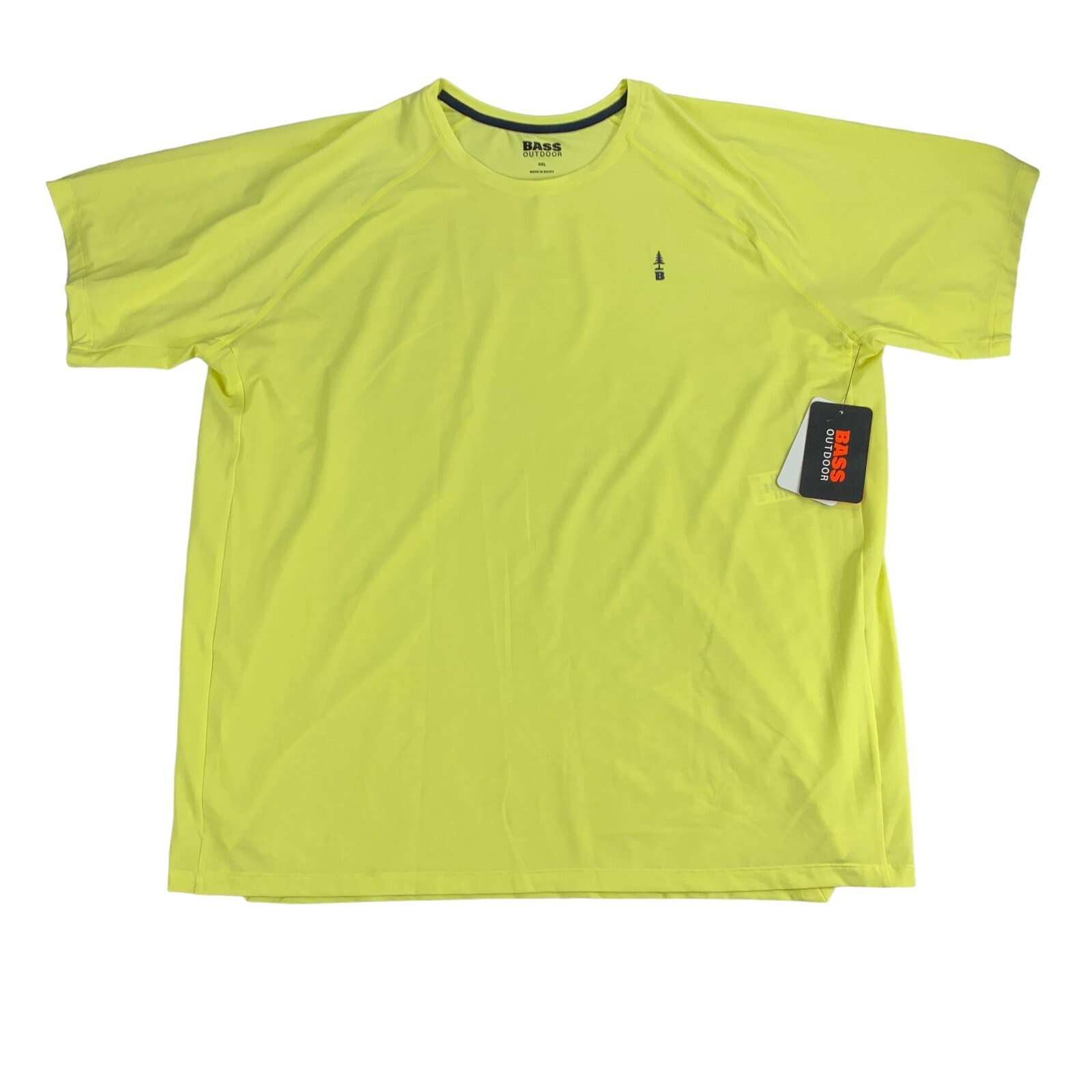 Bass Outdoor Mens Path Performance Logo Short Sleeve T-Shirt Yellow 2XL gallery