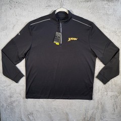 NWT Callaway Weather Series Golf 1/4 Zip Mens XXL Black Performance Pullover