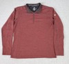 Kuhl Ryzer Pullover Mens Med Burnt Red 1/4 Zip Stretch Hiking Base Layer Knit gallery