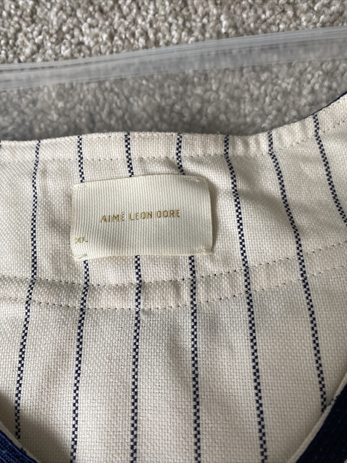 Aime Leon Dore ALD Good Sportsmanship Baseball SS22 Jersey Cream Pristine White gallery