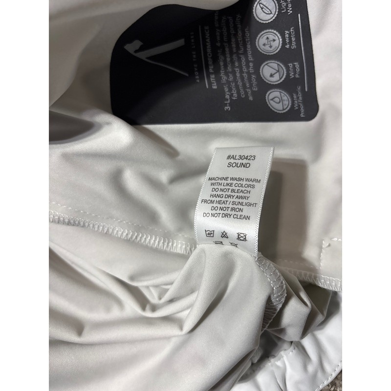 Mens Performance Quarter Zip Short Sleeve Pullover White Navy Neon XL gallery