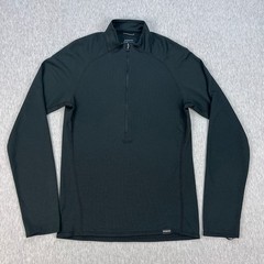 Patagonia Capilene 2 Lightweight Half-Zip Baselayer Mens S Black Polartec