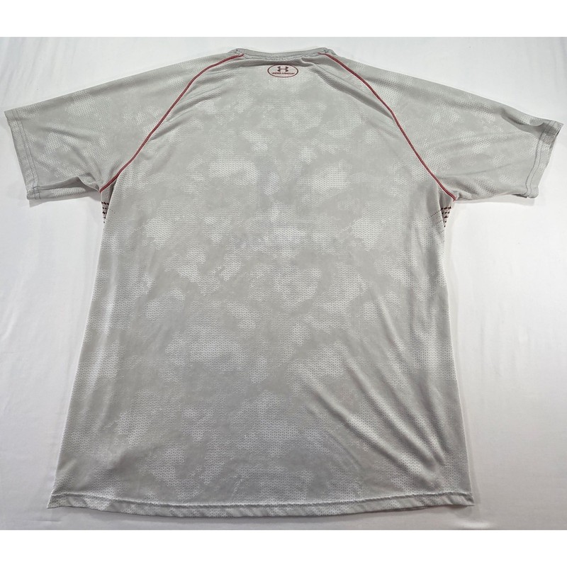 Under Armour Maryland Terrapins Performance T Shirt Gray Red Mens XL gallery
