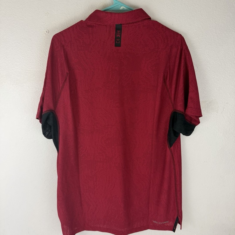 Nike Tiger Woods ADV First Win Anniversary Polo DH0711 Fire Berry Sz M gallery