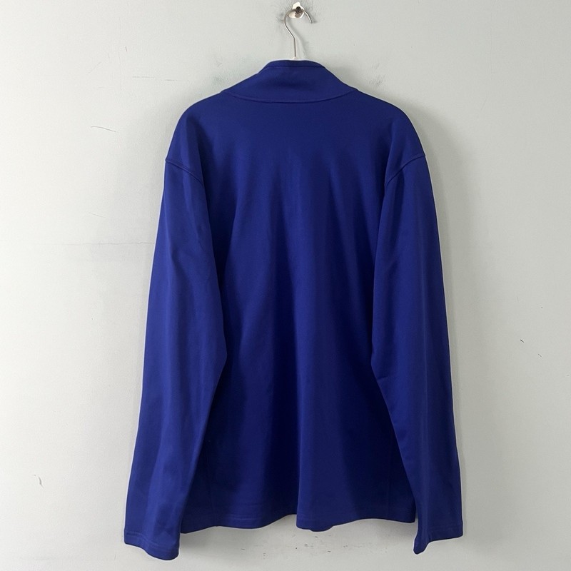 The North Face Glacier Pullover Quarter Zip Fleece Royal Blue Outdoor Hiking L gallery