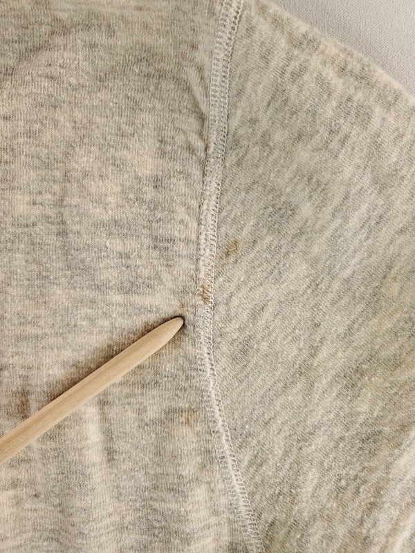 LL Bean River Driver's Shirt Cotton Wool Nylon Blend Henley Shirt Cream Mens L gallery