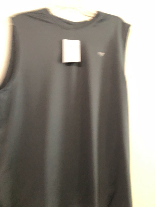 NWT Roadbox Plus Size 2XL Gray Men Athletic Sports Active Stretch Tank Top Tee gallery