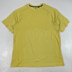 VRST Shirt Mens Extra Large Yellow Circuit Seamless Short Sleeve Workout Stretch