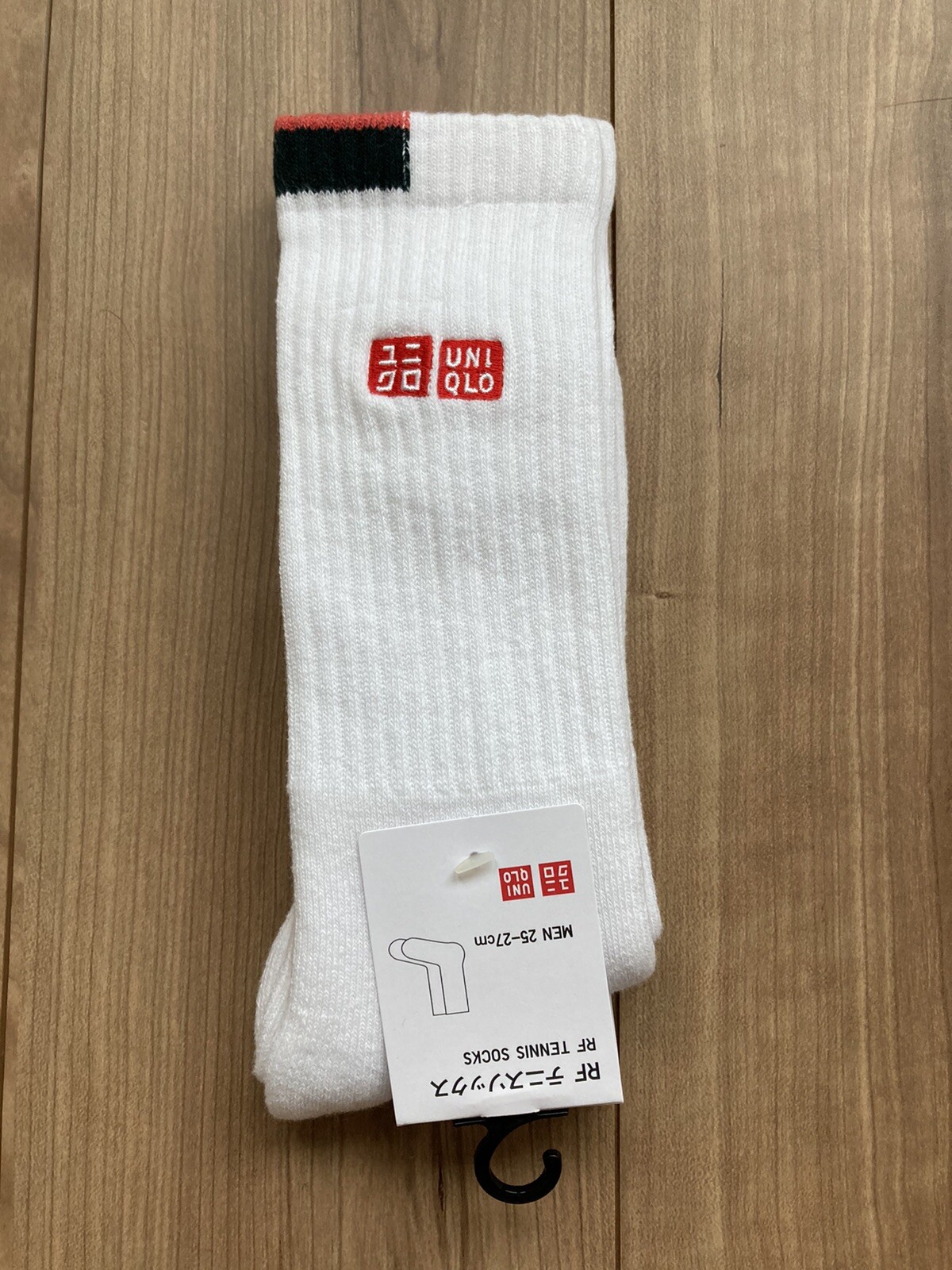Roger Federer UNIQLO 2021 French Open Socks RF gallery