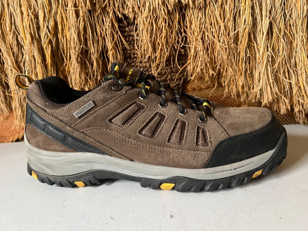 Skechers Men's Relment-Songeo Hiking Brown Leather Boot sz 13