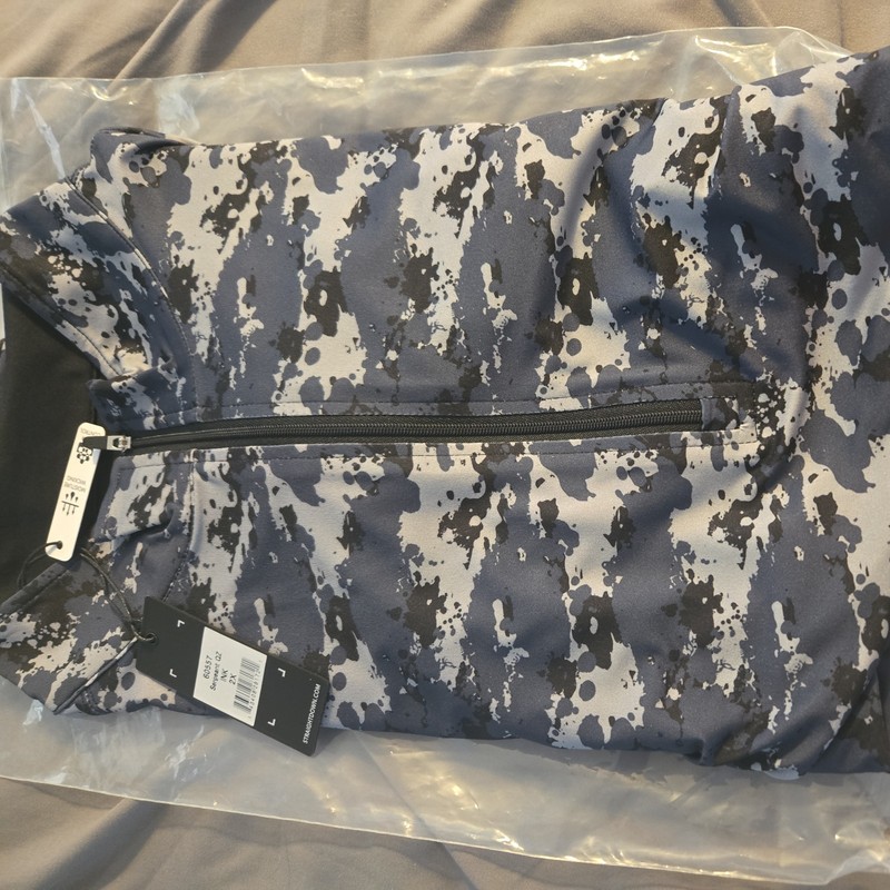 Straight Down Sergeant Pullover Men’s 2XL Camo 1/4 Zip Golf Athletic NEW gallery