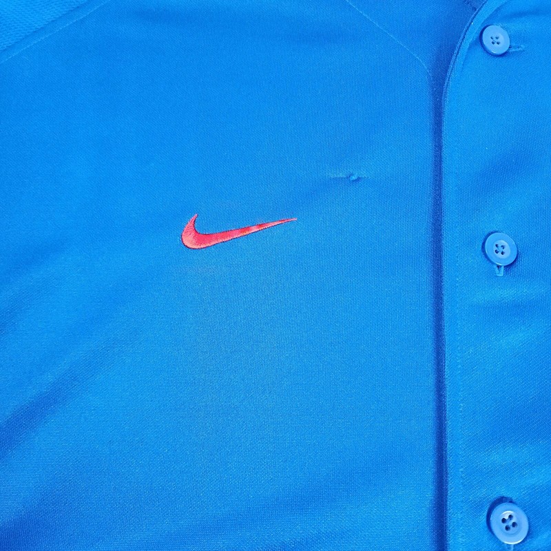 Nike Chicago Cubs Jersey National Blue Blank 2XL Logo Patch gallery