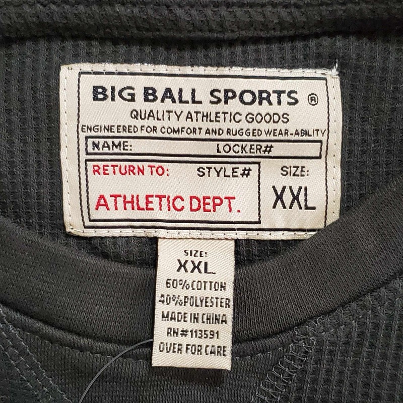 Big Ball Sports Thermal Mens 2XL NWT MSRP: $27.99 gallery