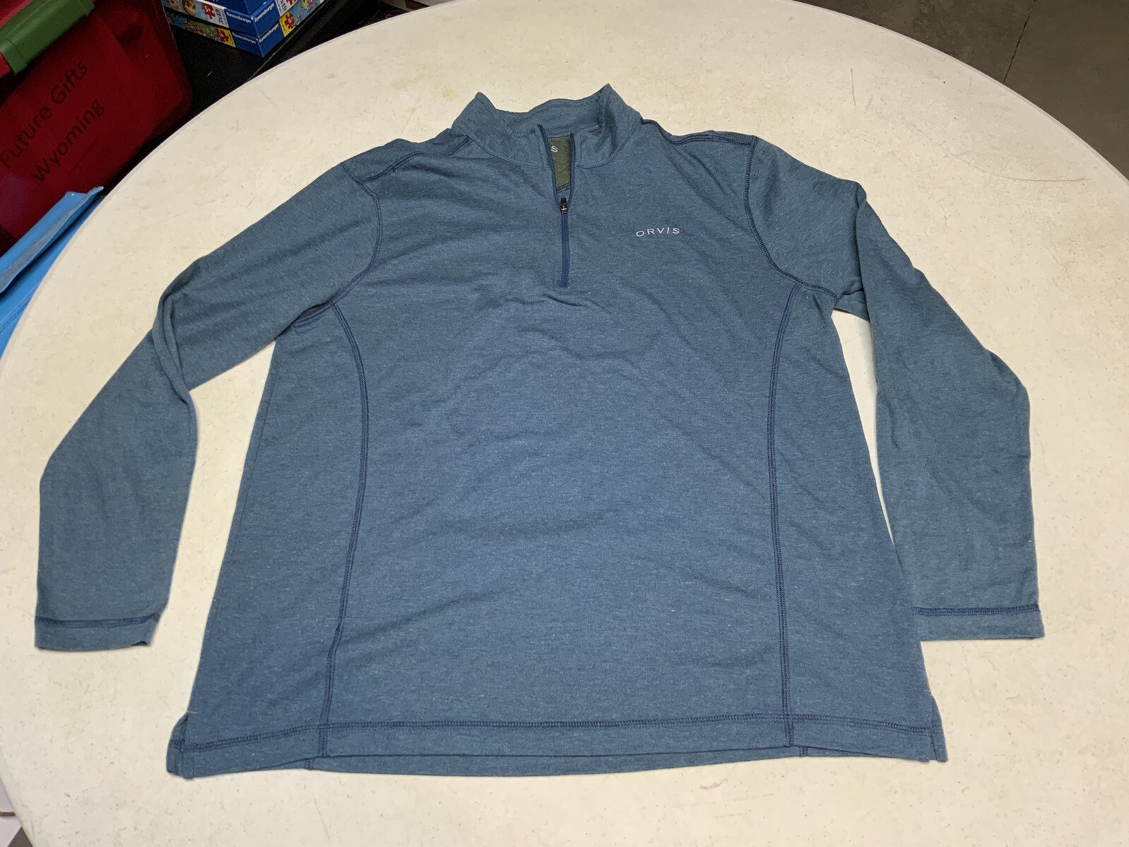 Men’s Orvis Outdoor 1/2 Zip Pullover Sz. M #29 gallery