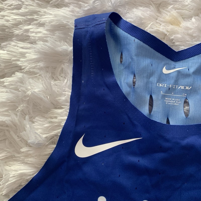 Nike Pro Elite 2024 Team USA Distance Singlet Blue Small FN0632-417 gallery
