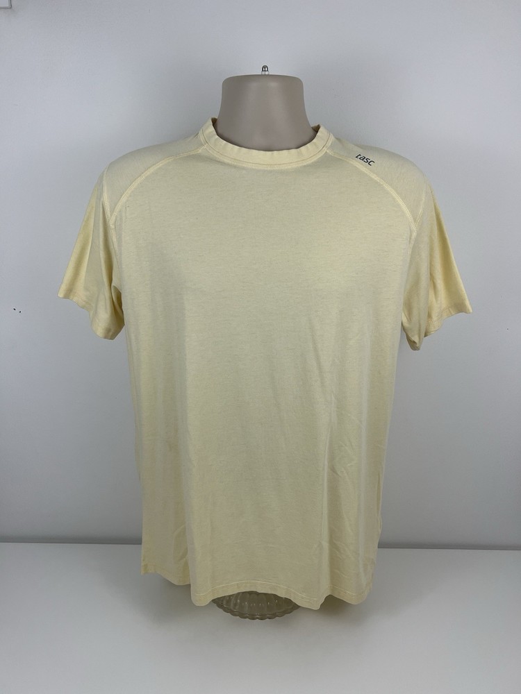 Tasc Carrollton Bamboo Performance T Shirt Mens Size M Medium Summer Yellow