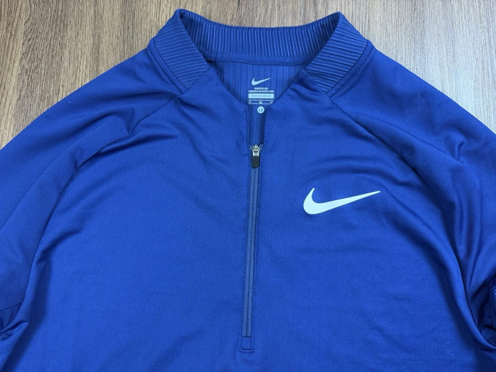 Nike Pro Elite USA Track & Field Long Sleeve Running Shirt Mens Size XXLT 2XLT gallery