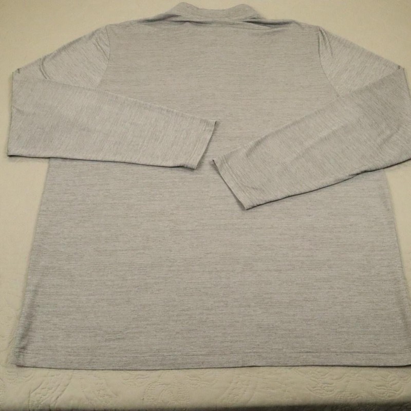 TravisMathew 1/4 Zip Pullover Mens 2XL Gray Starr Pass Golf Stretch Long Sleeve gallery