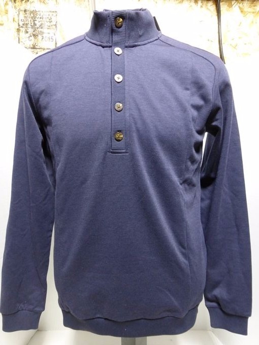 Adidas - AdiPURE Button Mock Pullover in Quartz Size SMALL gallery