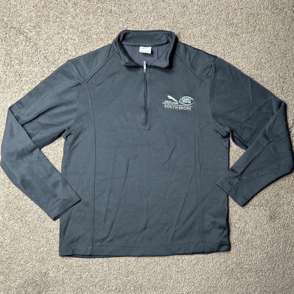 Nike Men's 1/4 Zip Long Sleeve Size S Anthracite Gray 400099-060 Jaguar
