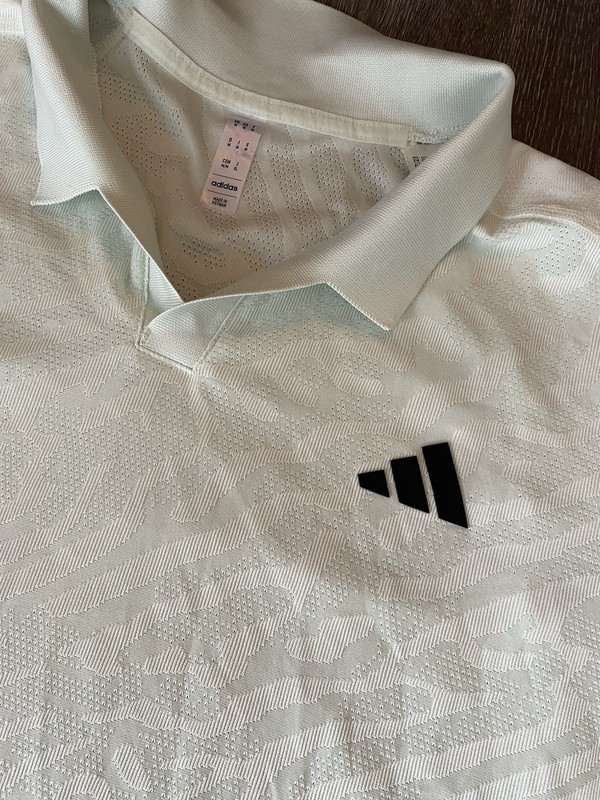Adidas Airchill Pro Freelift Polo Tennis Shirt Size Medium Sea Foam Green gallery