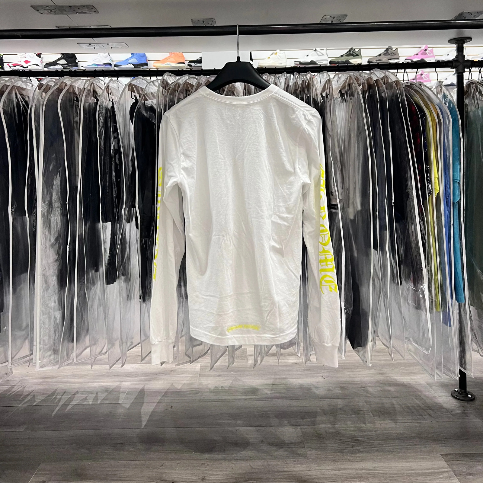 Chrome Hearts Long Sleeve White Neon Yellow (Lightly Worn) gallery