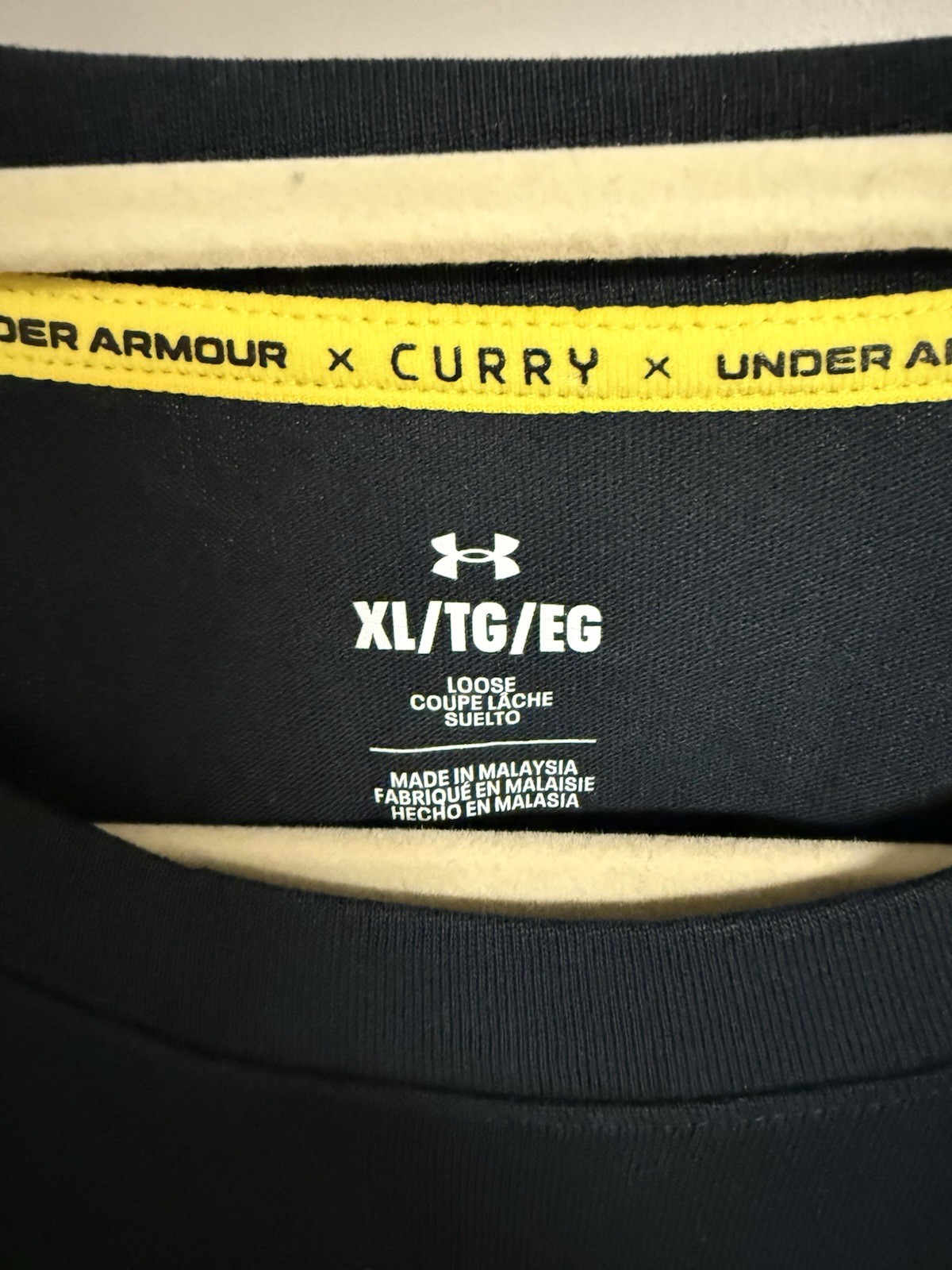 Under Armour Steph Curry X NBA Jam Black T-Shirt Size XL Loose Fit Short Sleeve gallery