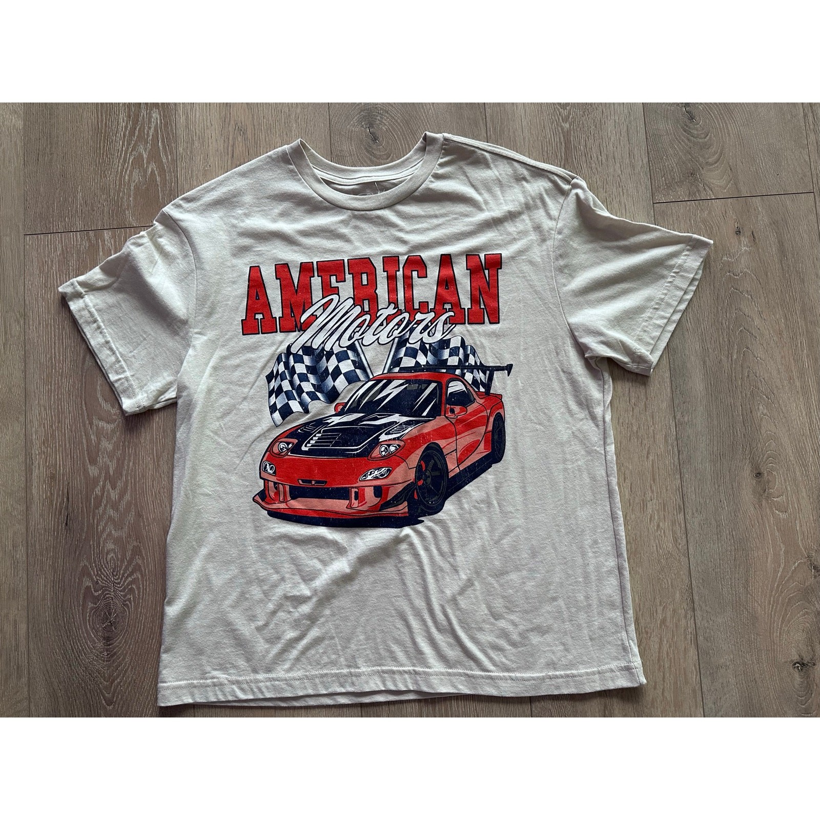 Men’s Cold Crush "American Motors" Race Car Graphic Tee Size Large NWOT gallery