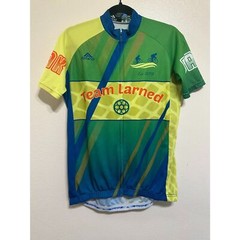 Ascend Elevate Men’s Front Zip Cycling Shirt Size S Back Zip Pocket No Rise Hem