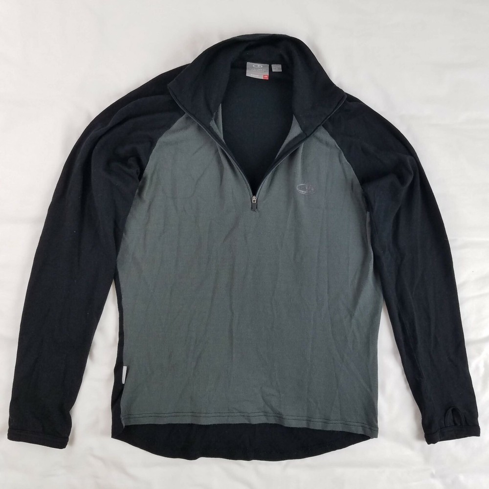Icebreaker Merino Wool Bodyfit 260 Men's Medium Slim Fit Long Sleeve Shirt