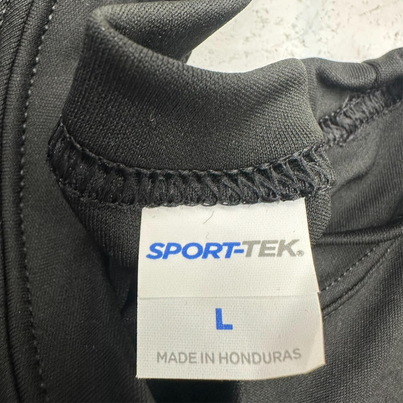 Sport Tek Solid Black 2 Pack Basic Short Sleeve Athletic T Shirt Mens Size L NEW gallery