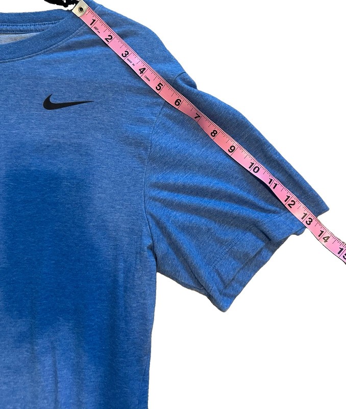 Nike Dri-Fit Blue Performance, The Nike Tee, Size Medium, Active, Casual gallery