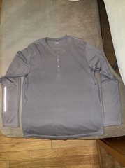 Mens Levi’s Running Jogging Button Shirt Active Performance With Two Zip Pockets