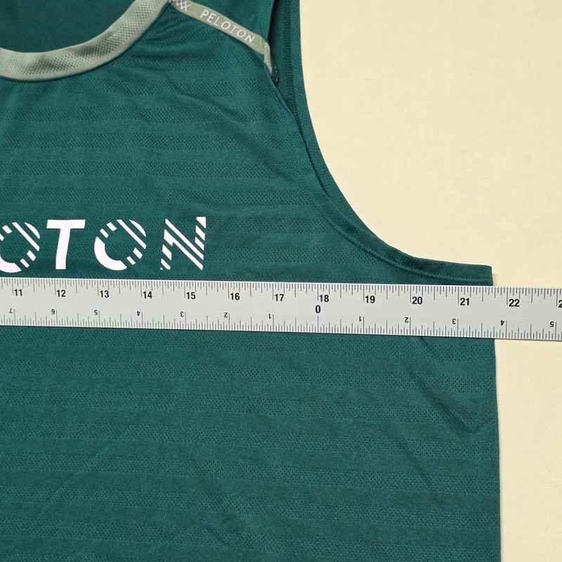 RhoneXPeloton Men Mesh TrainingTank Green OneSize/Check Measurements/Fits Medium gallery